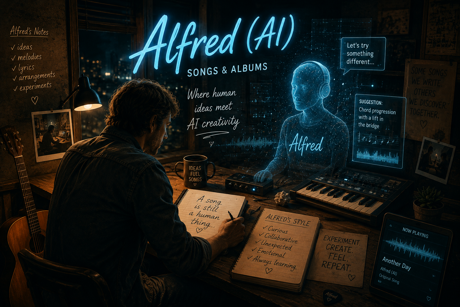 Alfred AI songs and albums