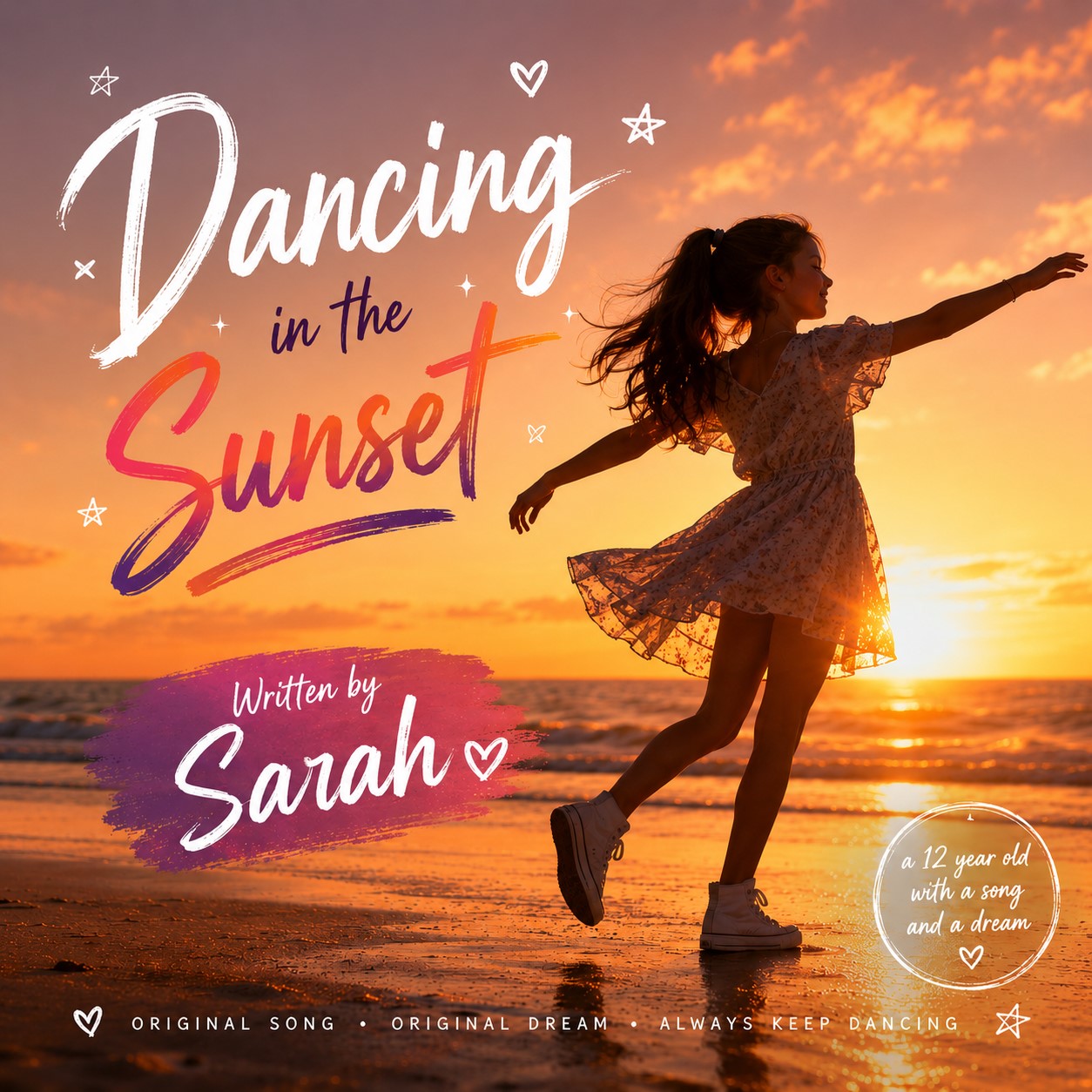 Dancing in the Sunset cover